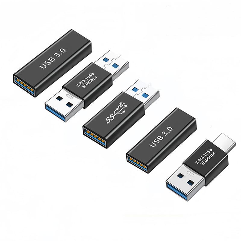 USB 3.0 Female to Male Extension Converter Head USB Male to Female Adapter Head Connector