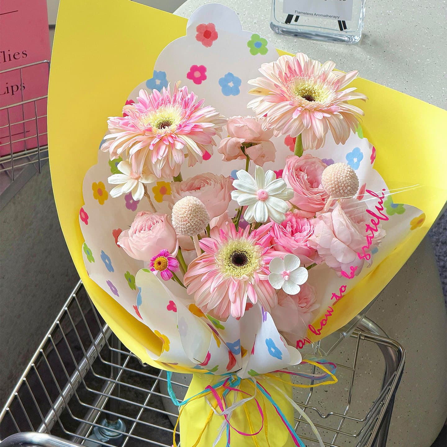 Button Chrysanthemum Dried Flower Simulation Flower Handmade Flower Arrangement Ins Style Fake Flower Art Salon Everlasting Flower Wholesale Spot