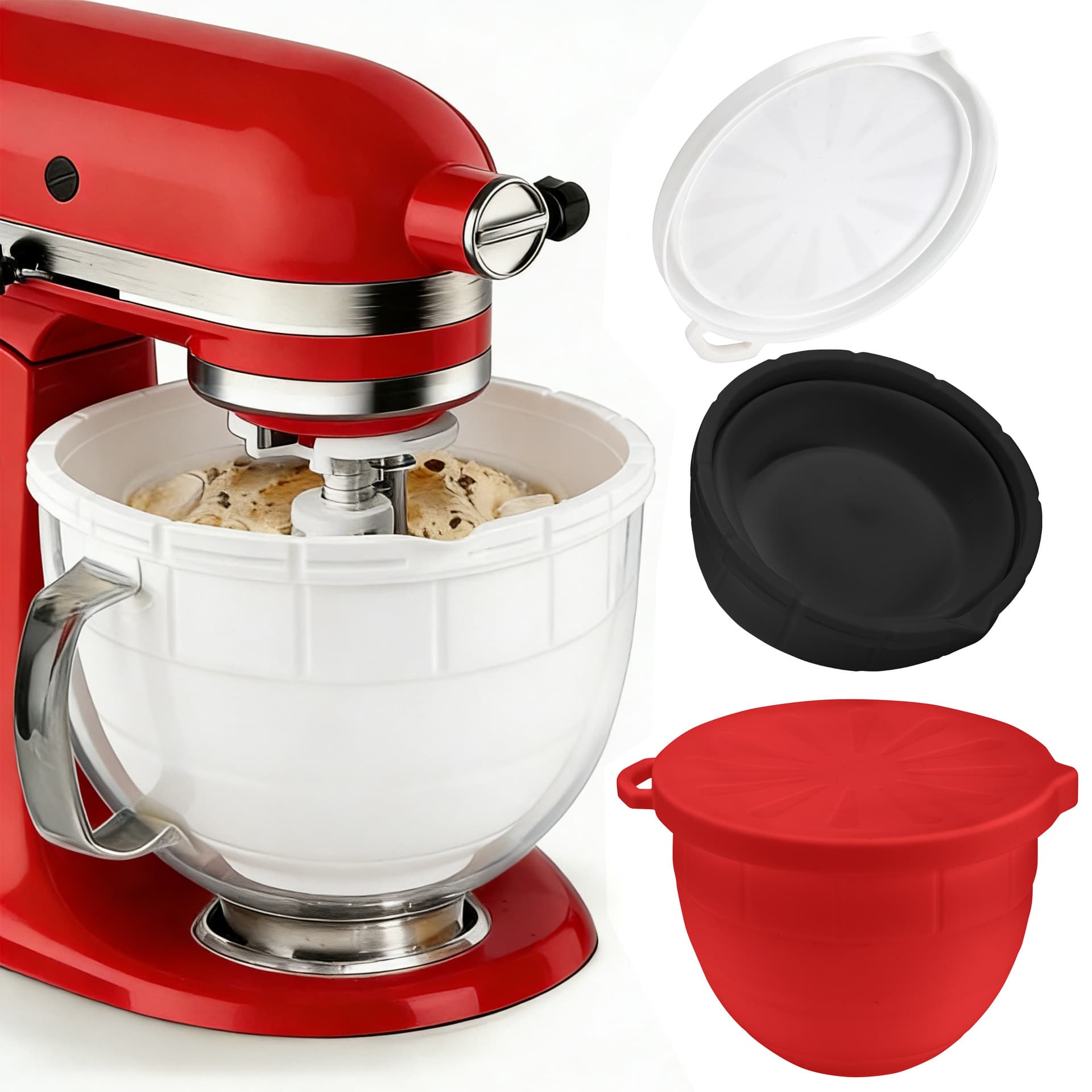Blender Silicone Inner Liner, Food-Grade Silicone, Thickened Version, 5-Quart Liner, KitchenAid Replacement Bowl Insert