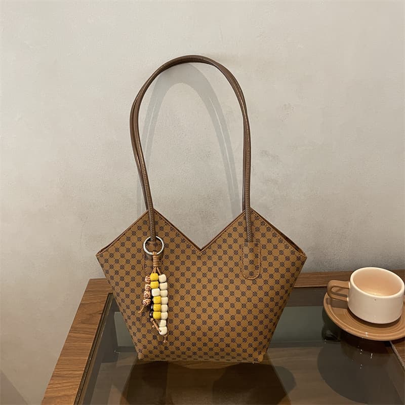 Vegetable Basket Bag 2026 New Portable Women's Tote Bag Large Capacity Autumn Women's Bag Commuting Single Shoulder Underarm Bag