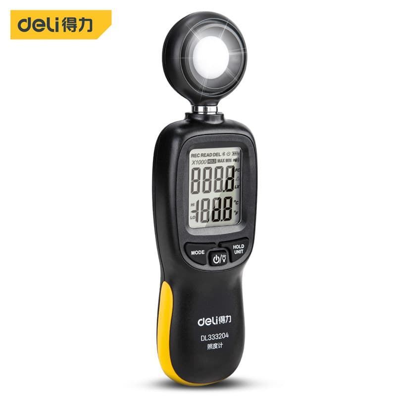 Brand Authorized Deli Single Light Source/Multi Light Source Illuminance Meter DL333204 DL333205