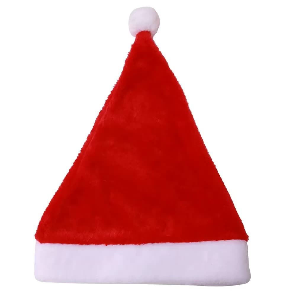 Christmas Headwear, Thickened Plush Santa Hat, Christmas Gift, Christmas Decoration, Christmas Holiday Party