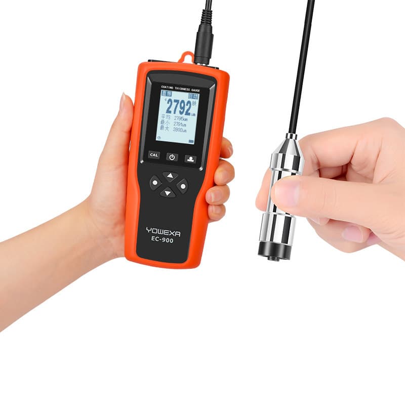 EC-900 Interchangeable Separate Probe Coating Thickness Gauge with Optional Ranges of 2000um, 3000um, 5000um