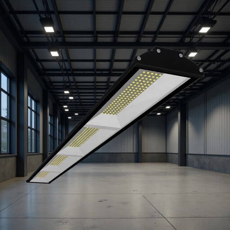 Long Strip Cold Storage LED Explosion-Proof Light Subway Light Airport Tunnel Section Lighting Projection Type 200W Warehouse Light
