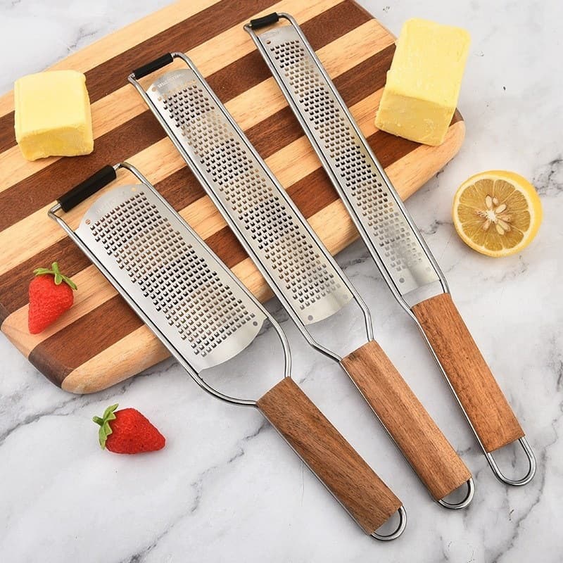 Stainless Steel Kitchen Grater for Shredding Carrots, Cheese, and Lemon Zest - Multi-Functional Home Grater