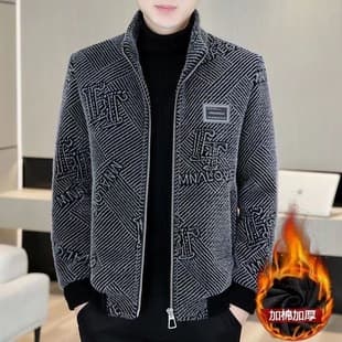 Autumn/Winter Fashion New Wool Coat Men's Korean Casual Lightweight Trench Coat