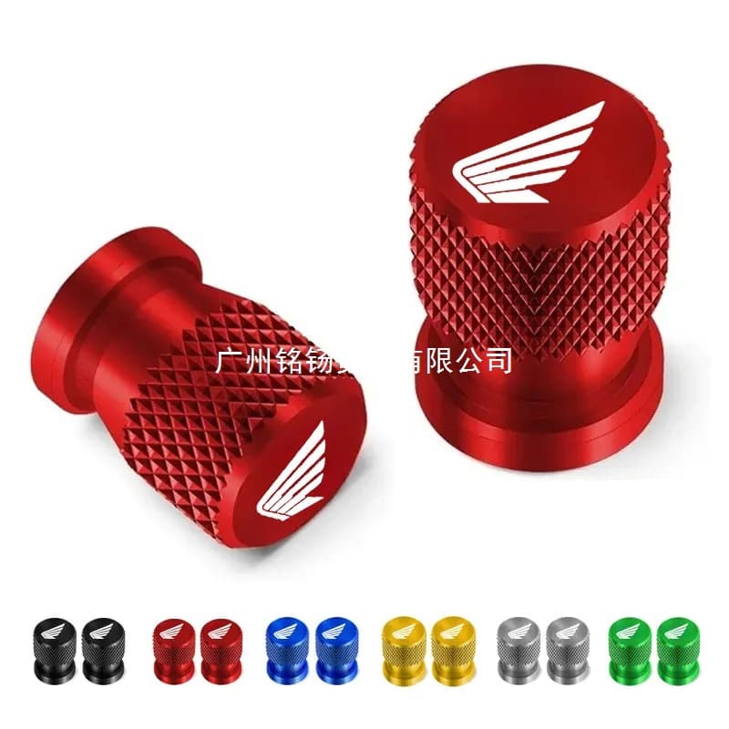2 Motorcycle Rim Valve Stem Caps for Honda CBR 125R 954 600 F4i 650F 650R 1100