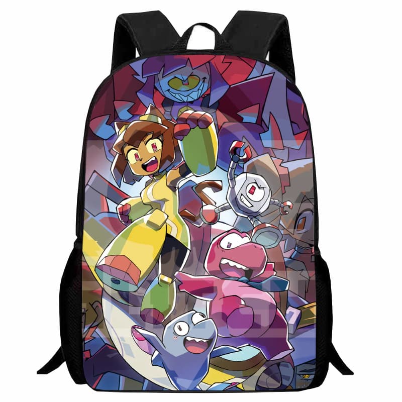 New Printed GAMEOVERSE Game Over Backpack, Cartoon Game-Themed Casual School Bag for Kids