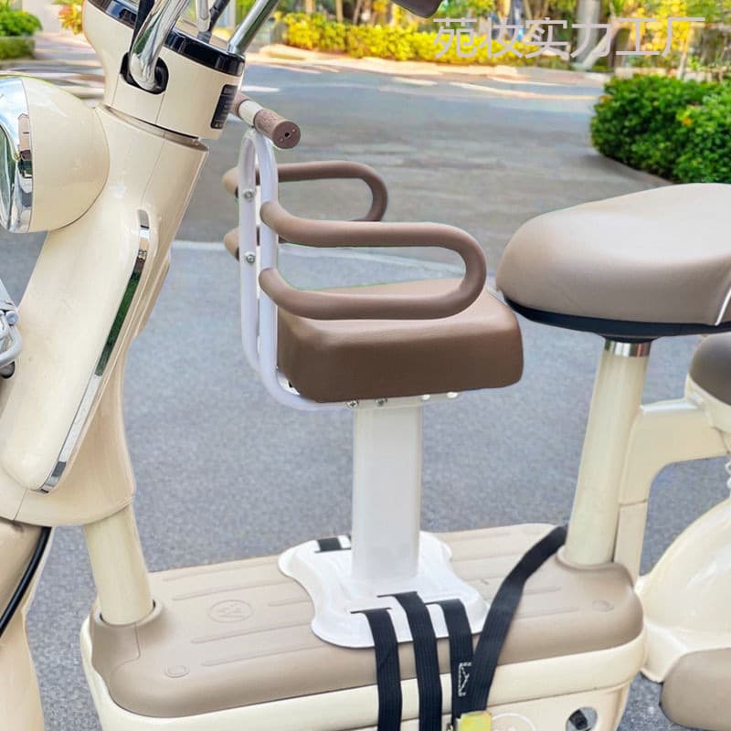 Electric vehicle child seat, front-mounted universal electric scooter baby and toddler seat, electric vehicle child safety seat manufacturer