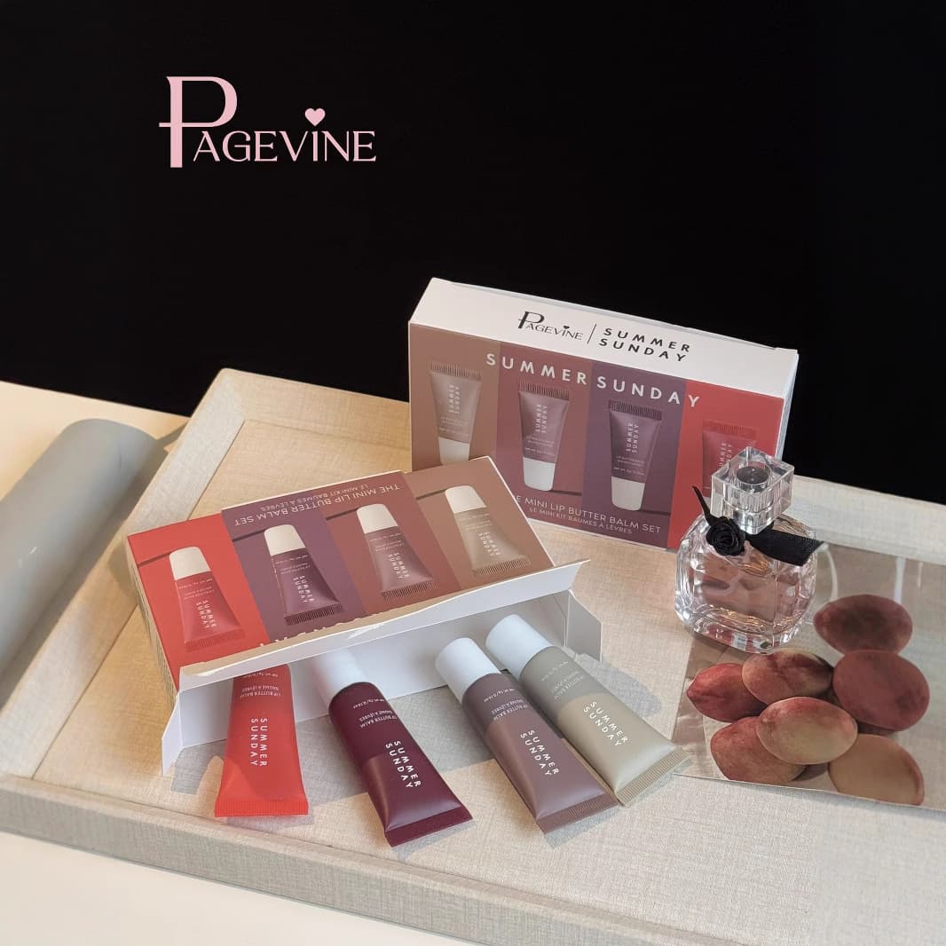 Cross-Border Bestseller Summer Series Lip Balm Mini Lip Gloss Set Moisturizing Lip Care Lipstick for Export