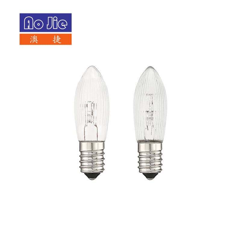 Manufacturer Direct Christmas Bulb Series: E10 C6 Pattern (Olive Shape) Bulbs