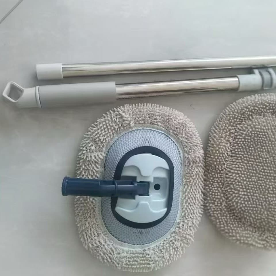 Factory Direct Wholesale Car Wash Mop, Wet and Dry Car Wash Brush, Curved Rod, Non-Scratch Paint, Telescopic Car Wash Tool