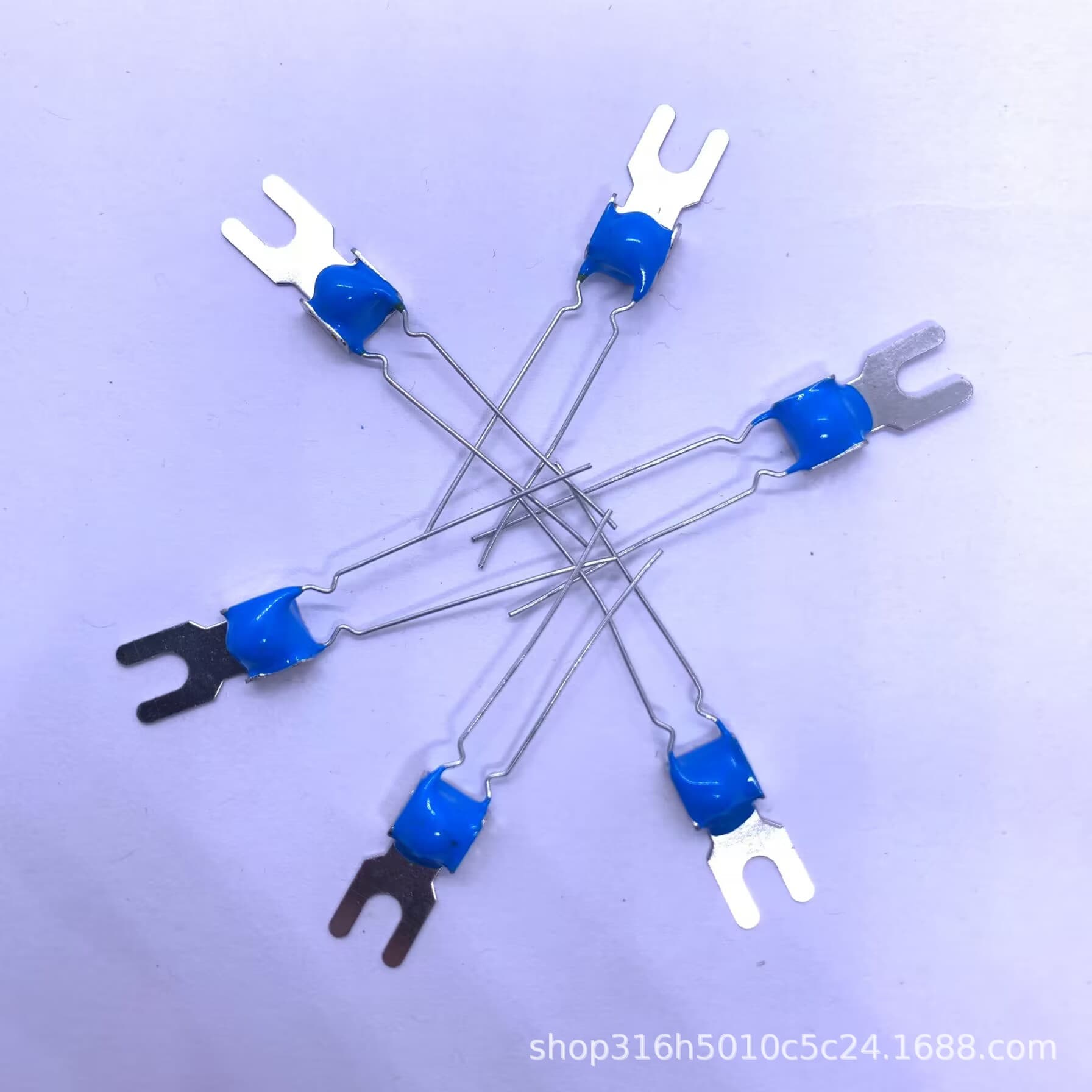 Positive Temperature Coefficient Thermistor PTC 1K 5% 45°C with Fork Plate Temperature Sensor Inline Thermistor