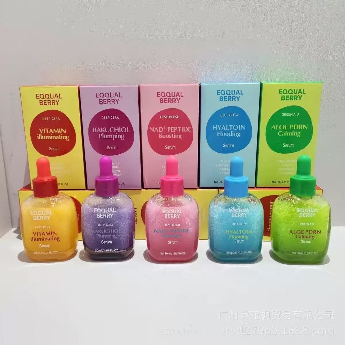 Cross-border Bestseller EQQUAL BERRY Bakuchiol Plumping Vitamin Serum