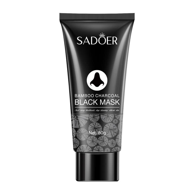 Boquanya Bamboo Charcoal Blackhead Remover Mask Cream Moisturizing Cleansing Hydrating Nose Strip T-Zone Care Cosmetics Wholesale