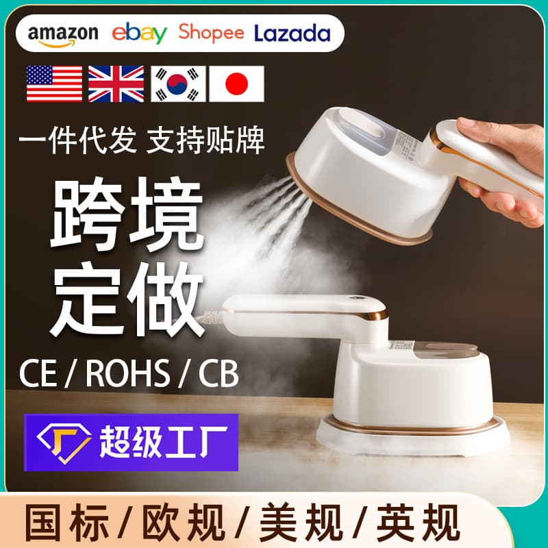 Steam Garment Steamer Home Small Ironing Machine Portable Handheld Steam Brush Steam Iron Cross-Border Factory