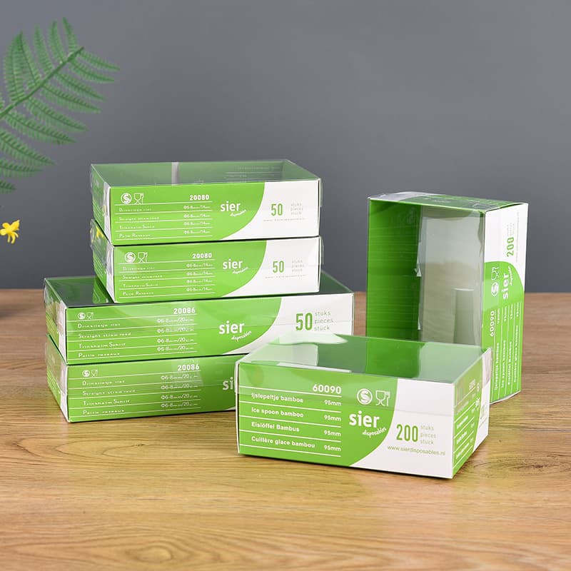 Factory custom PET PP printing folding box transparent packaging eco-friendly food-grade packaging box custom plastic packaging