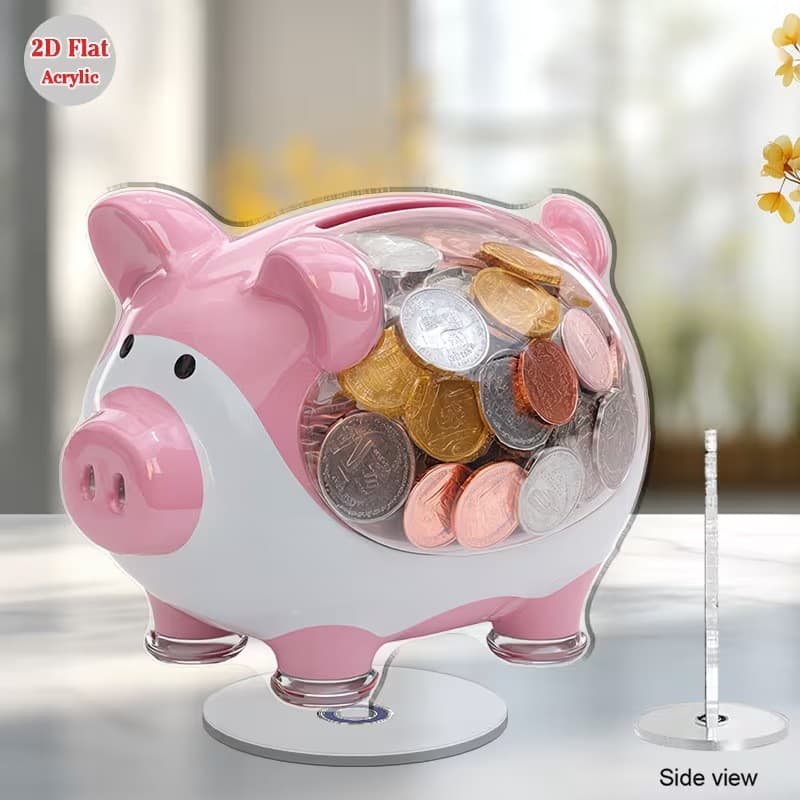 Cross-border Valentine's Day acrylic rotating desktop stand ornaments ready-made crafts ornaments creative new products
