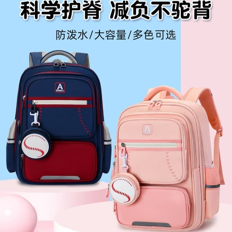 Cross-border schoolbag, bag schoolbag 2026 British style primary school student schoolbag 1-6th grade foreign trade children's backpack