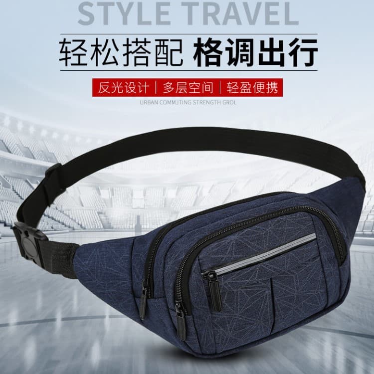 New Unisex Waist Packs Large Capacity, Vendor Business Cash Bags, Outdoor Sports Phone Waist Packs, Cross-Border Waist Pack Wholesale
