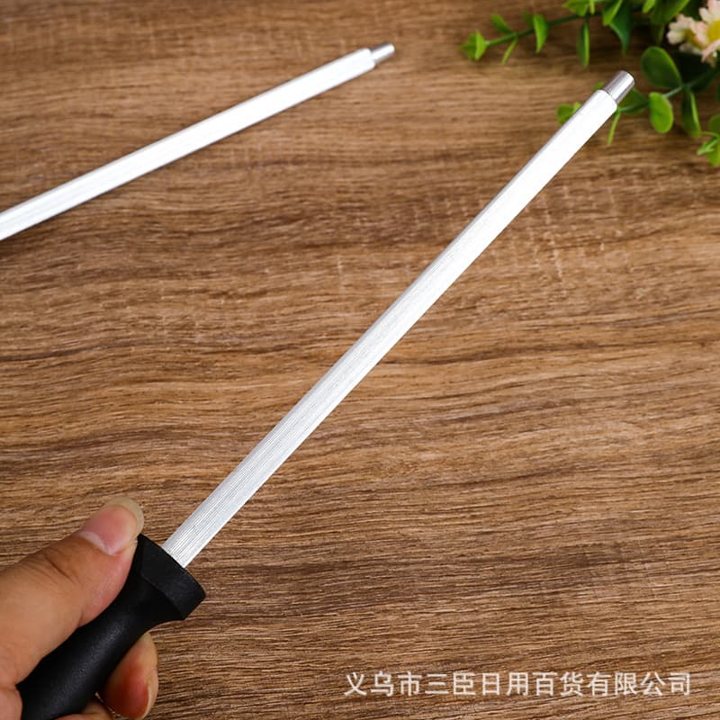 Sharpening Rod Meat-Specific Home High-Hardness Manual Sharpening Stick Diamond Sharpening Rod Home Sharpener Wholesale
