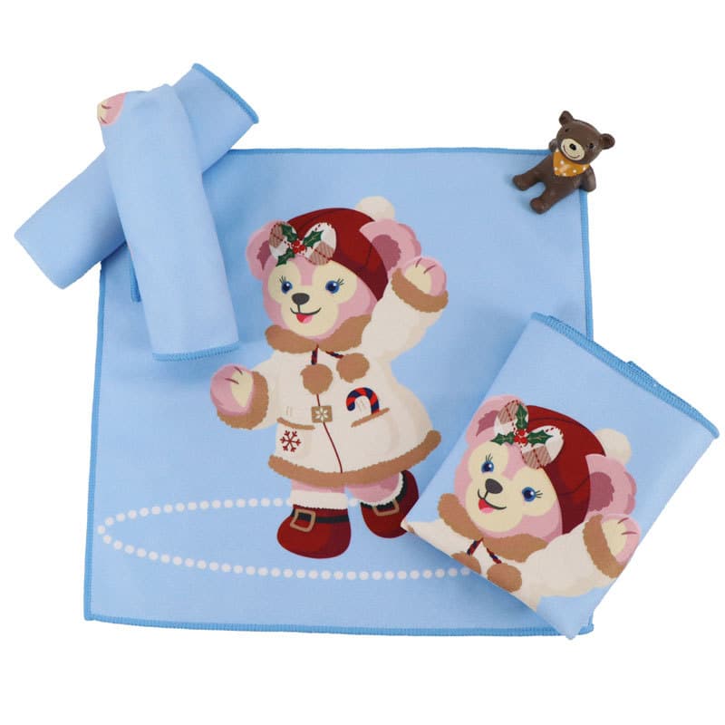 Customizable Logo Hand Towels, Factory Direct, Composite Sherpa Printing, Cartoon Children's Wipes