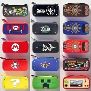 Nintendo Switch 2 Carrying Case Protective Pouch NS Game Card Holder Accessory 2nd Gen Cover Battery Edition OLED Storage