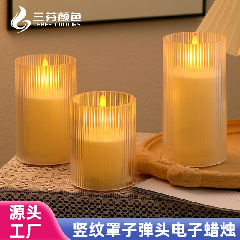 Creative Electronic Candle LED Electronic Candle Lamp Remote Control Simulation Candle Cup Birthday Wedding Swaying Candle Prop