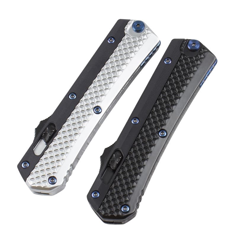 Microtechnology Microtechnology Snake God Snake Lin Zinc alloy inlaid G10 handle Portable self-defense tool EDC cross-border