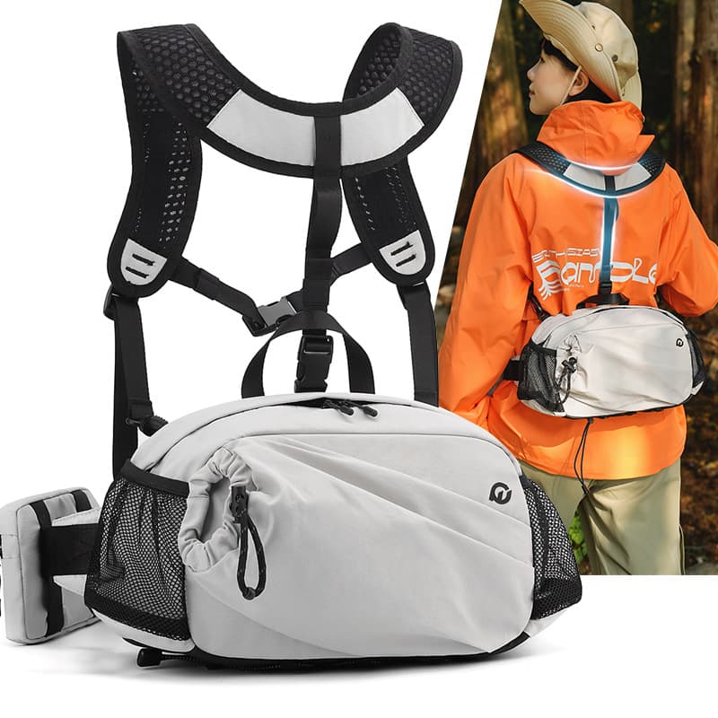WEPOWER's new unisex backpack backpack, outdoor travel waist bag, travel lightweight sports cycling chest bag