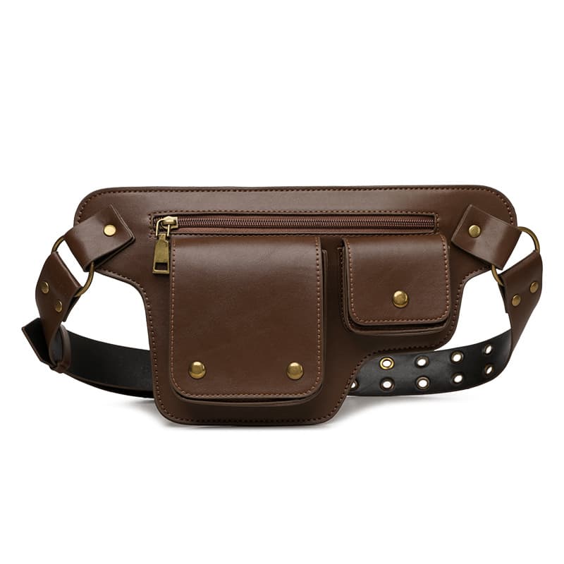 Cross-border Retro Outdoor Sports Bag Amazon Crossbody Waist Bag Motorcycle Bag Phone Bag European and American Shoulder Bag Cycling Bag