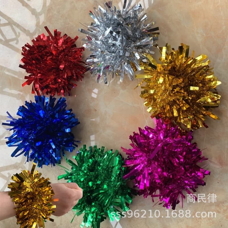 wrist flowers for kindergartens, children's performances, rubber band hand flowers, sports meets, cheerleading props, sequined bracelets, and more.