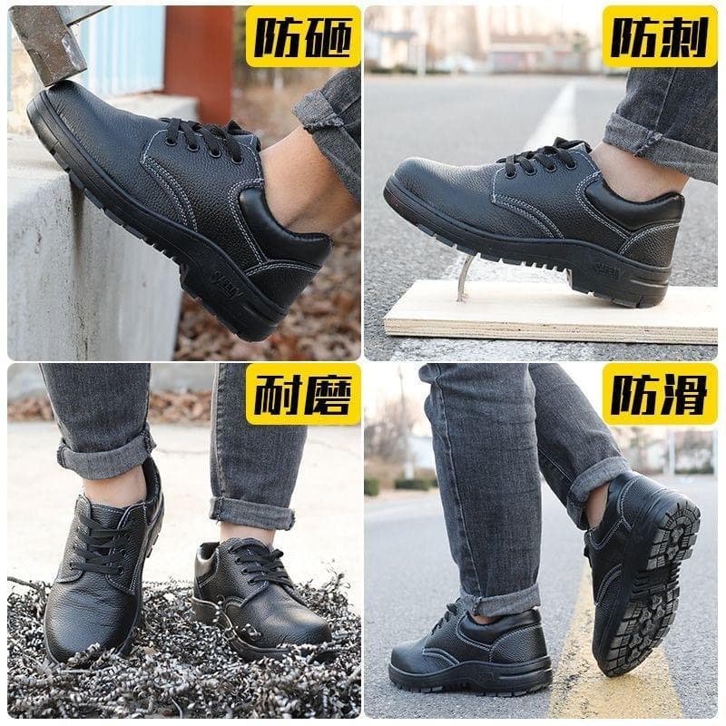 Safety Work Shoes Anti Crush Proof Stab Work Boots for Warehouse Construction Site Laborers And Cargo Handling Personnel