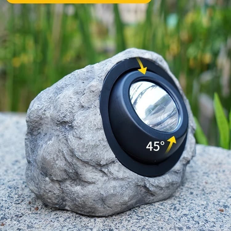 Solar Rock Light Landscape Light Outdoor Lamp Courtyard Light Garden Lawn Light Arrangement Small Yard Simulated Stone Light Head