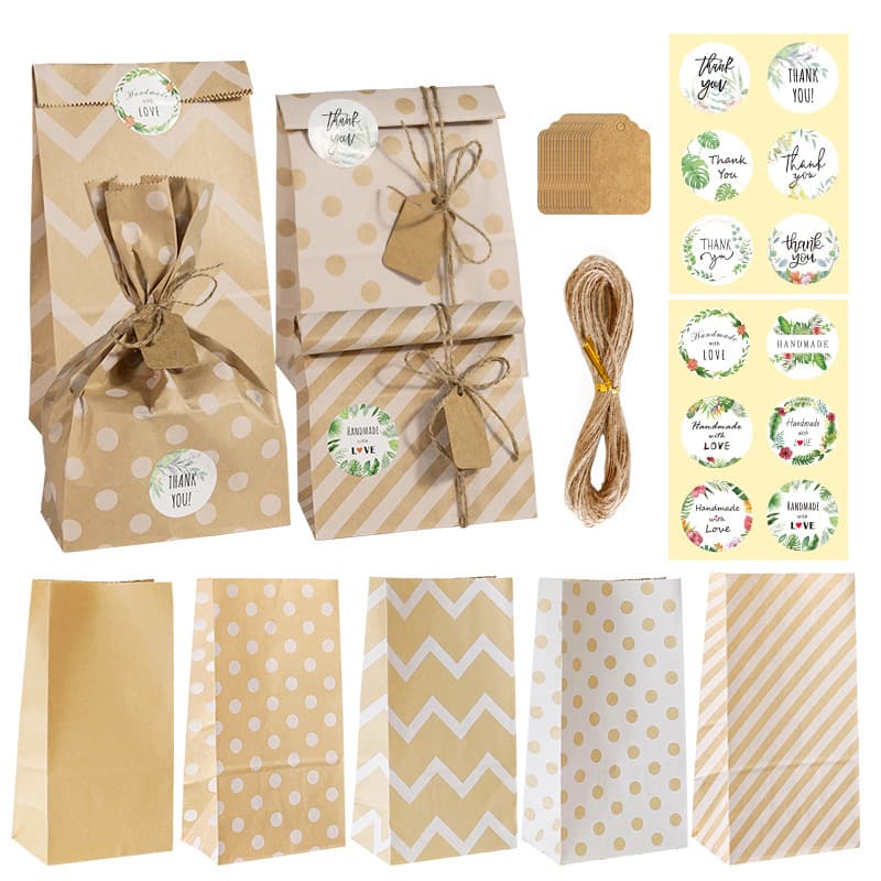 Laminated Stand-up Pouch Window For Coffee Packaging Kraft Paper Material Moisture-proof Grease-proof