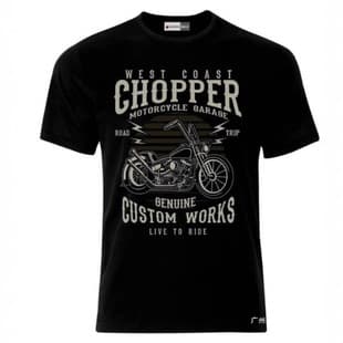 Biker T Shirt Original Skull Men's Tshirt Print Funny Ride T