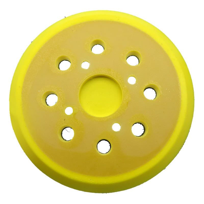 5 Inch 8 Hole Polishing Pad PU Polishing Pad Velvet Sandpaper Self-Adhesive Polishing Pad Electric Sander Base Plate