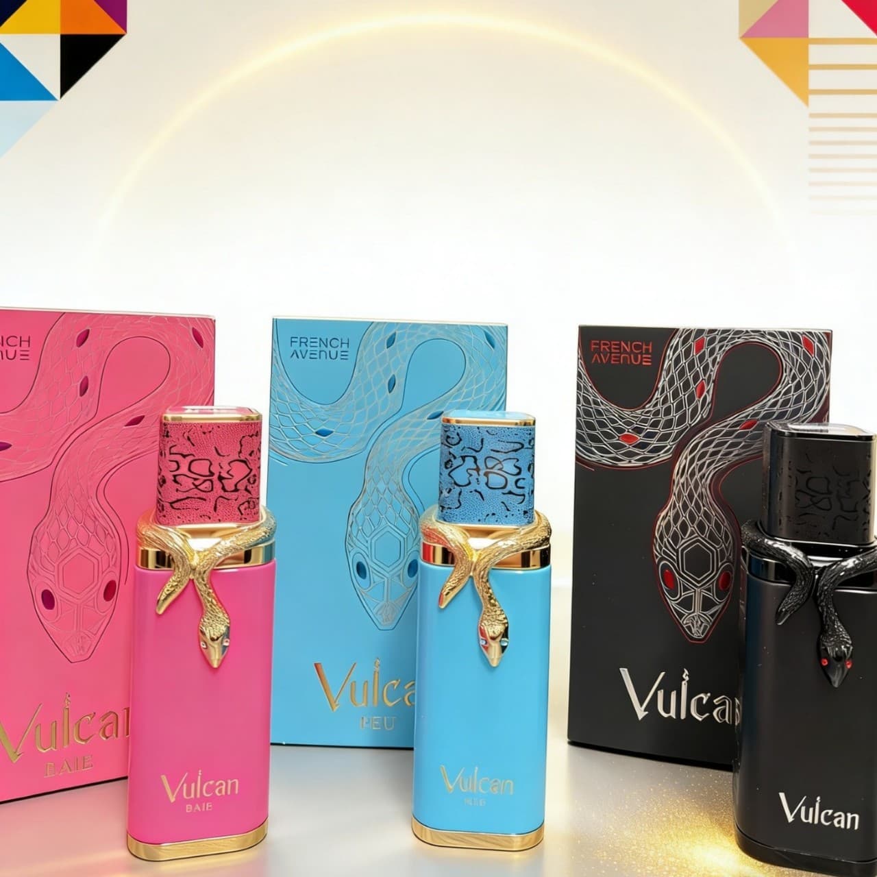 Cross-Border Bestseller Fragrance Vulcan Feu 100ml Oriental Woody Arabian Perfume for Men and Women Wholesale