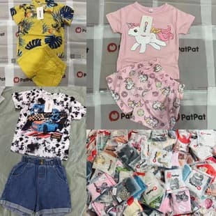 PatPat Kids Cross-Border Children's Clothing Four-Season E-Commerce Factory Original Mixed Lot Wholesale