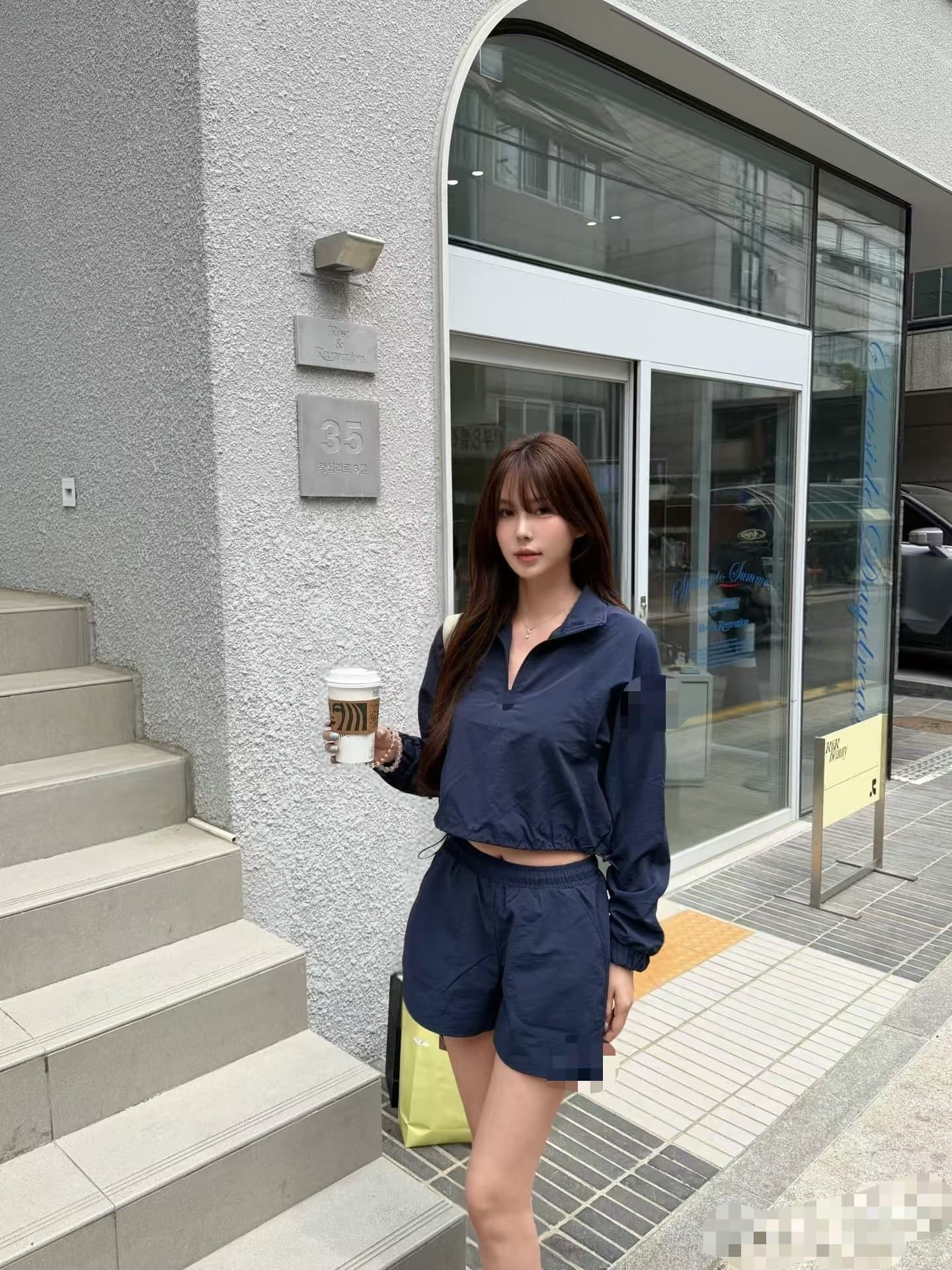 Crossailo GT New 26 Spring/Summer Stand Collar Jacket and Shorts Sun Protection Set, Breathable Long Sleeve Women's Wear
