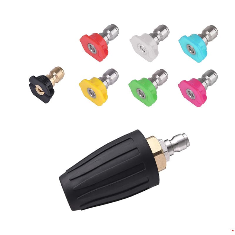 Cross-border High Pressure Rotating Nozzle Ceramic Core Lotus Nozzle 360° Rotating Turbo Nozzle 3600psi