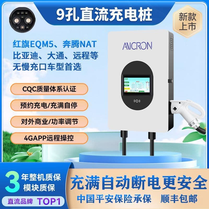 New Energy DC Vehicle Charging Station 7/20/30/40kW Home 9-Hole 380V Applicable to Hongqi NIO Grab