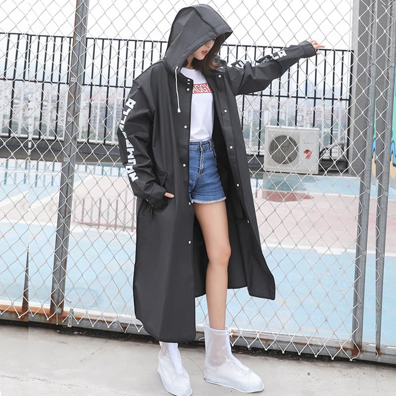 Fashionable Classic Cool Raincoat, Internet Celebrity Edition, Outdoor Adult Raincoat for Hiking, Commuting, and School