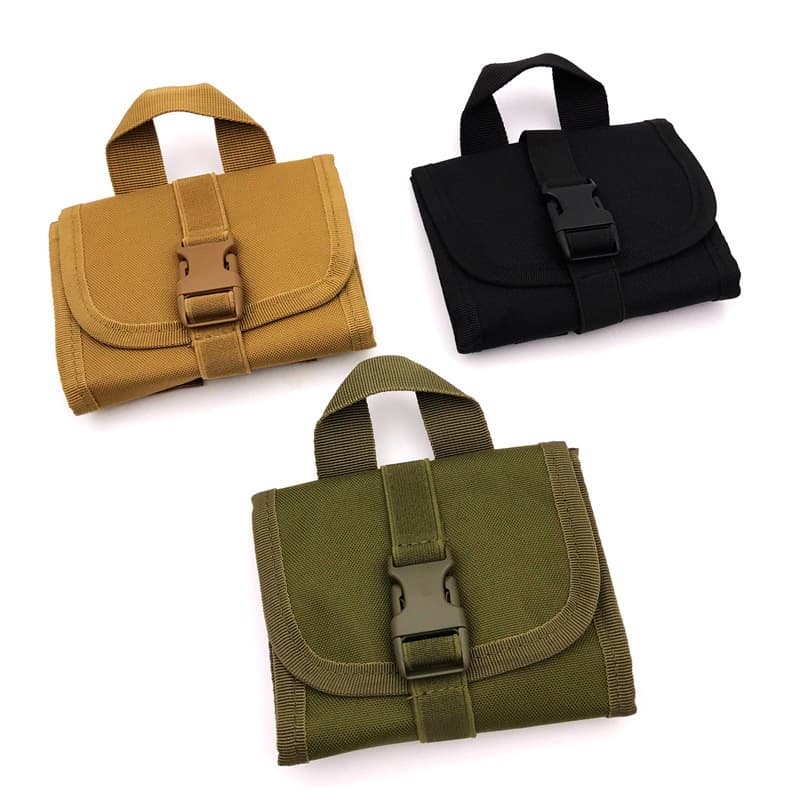 Tactical MOLLE Magazine Pouch Foldable 14-Round Ammo Box Multi-Function 14-Round Bullet Pouch Utility Bag Tool Storage