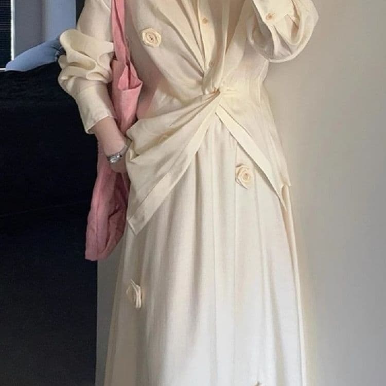 New Chinese Style National Trend Women's Suit Skirt 2025 Spring Summer New Arrival Exquisite High-End Fairy Top and Half Skirt Two-Piece Set