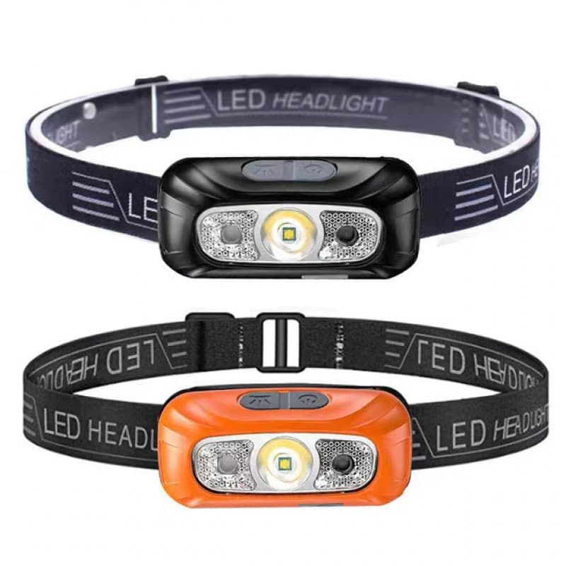 New Induction Headlamp with Extra Long Battery Life, Smart LED, Portable High-Intensity Light for Night Fishing and Night Running, Outdoor Use