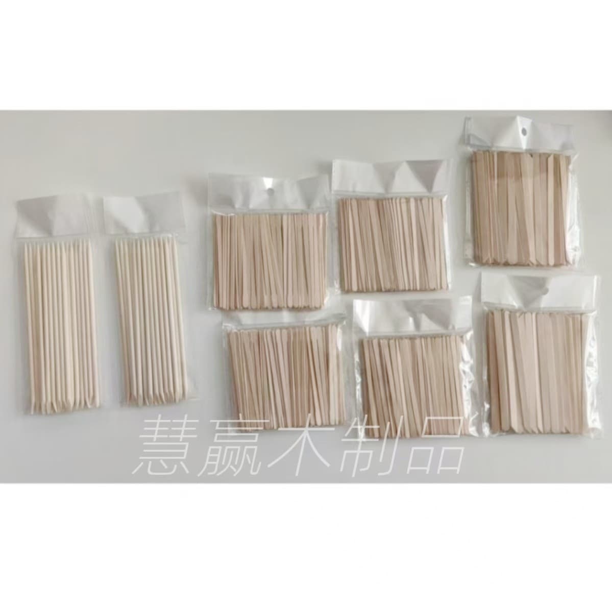 Hy Wood Products Factory: Various Styles of Wooden Wax Scraping Sticks, Birch Wood Beauty Care Tools, Wax Scraping Sticks