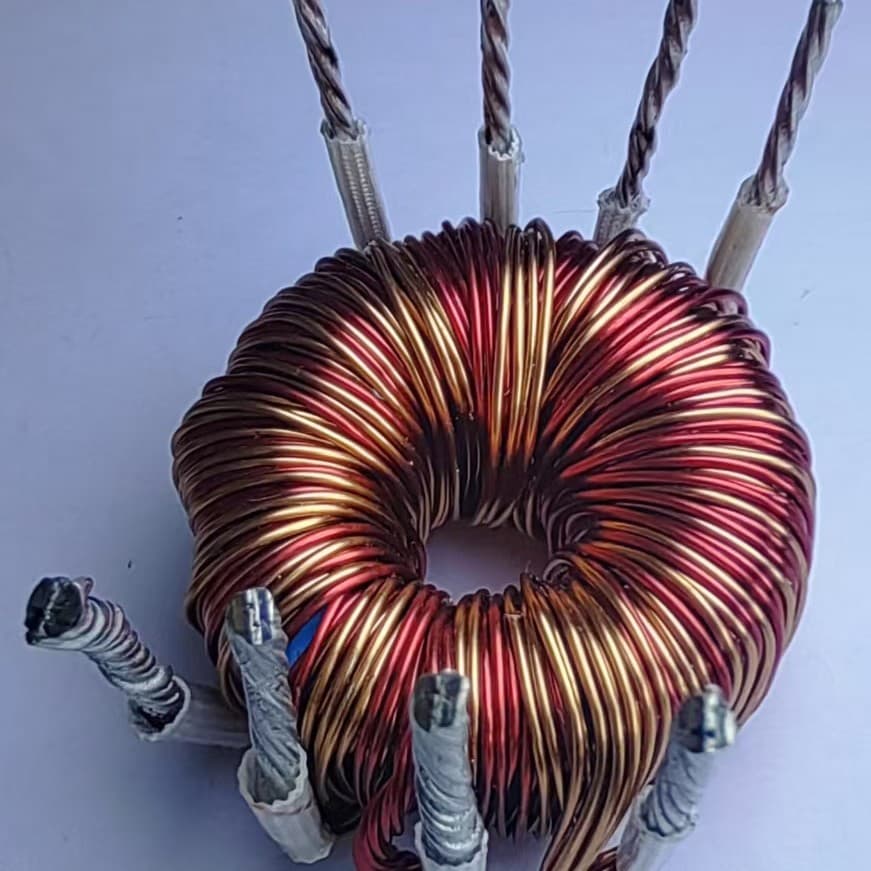 Magnetic ring transformer power amplifier inductor ferrite magnetic ring coil fire cow car audio transformer high frequency transformer