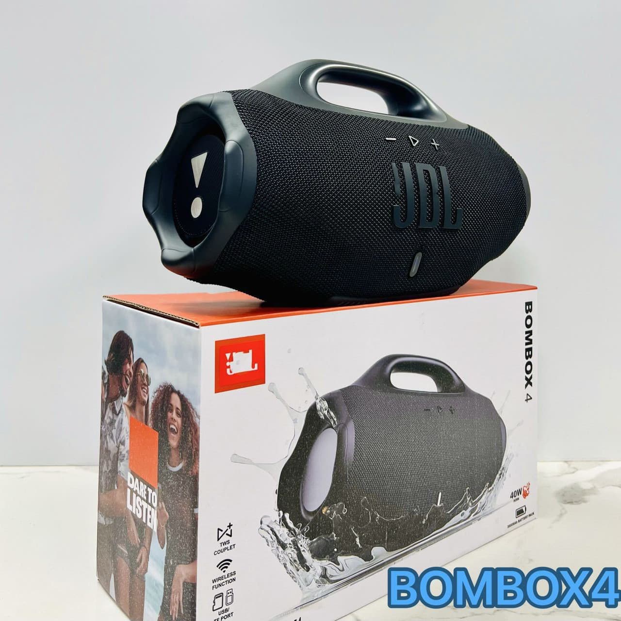 New BOMBOX4 God of War Bluetooth Speaker Outdoor Portable 38W High Power Subwoofer TWS Wireless Speaker