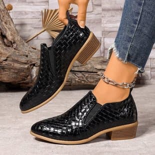 2025 New Cross-Border Trade Amazon Dropshipping Pointed Toe MU Single Shoes TE Large Size Factory Wholesale TEMU Dropshipping